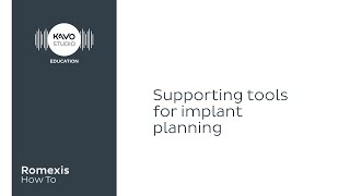 Romexis How To: Supporting tools for implant planning screenshot 5