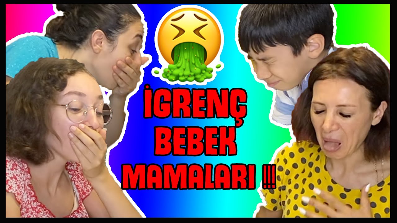 TÜM BEBEK MAMALARINI DENEDİK! AZ KALSIN KUSUYORDUK! İĞRENÇ BEBEK