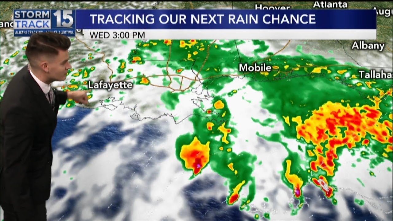 Scattered Showers and Thunderstorms This Afternoon - YouTube