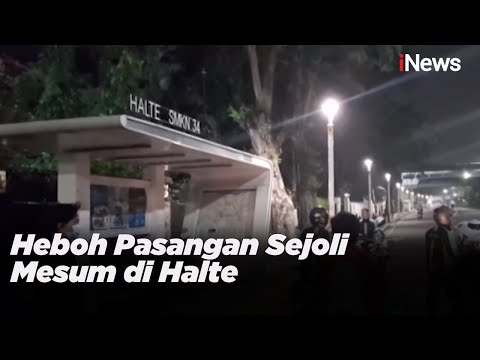 Viral! Pasangan Mesum di Halte Bus SMKN 34, Senen, Terekam Pengguna Jalan - iNews Sore 25/01