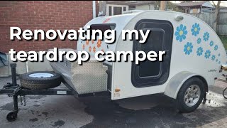 Renovating my teardrop trailer // 2012 Little Guy RV restoration