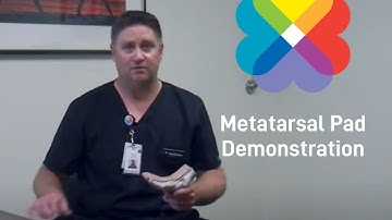 Metatarsal Pad Demonstration - ThedaCare Orthopedic Care