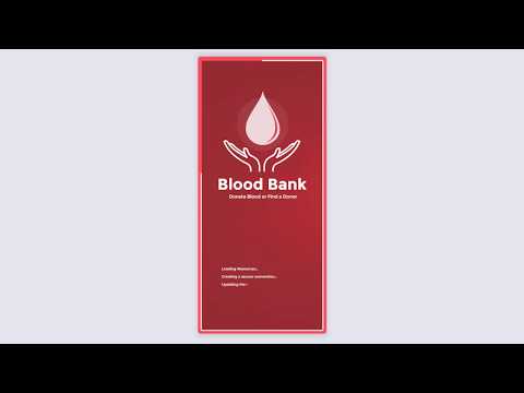 Blood Bank App - video from Creativ Technologies