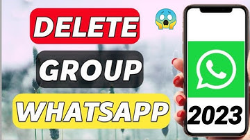 How to delete whatsapp group 2023 | permanently || whatsapp group delete kaise Kare