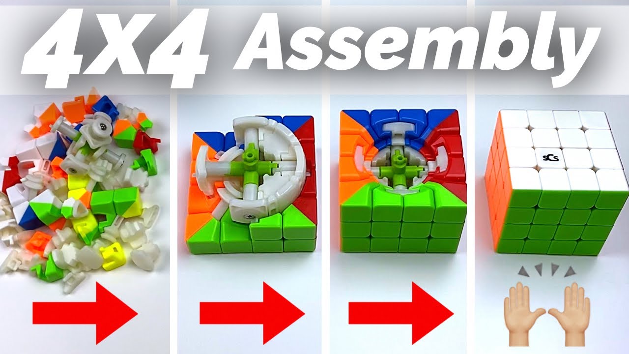 How To Assemble A 4x4 Rubik S Cube Full Tutorial