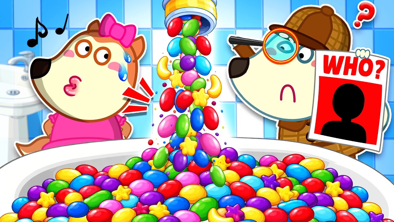 Familia Wolfoo Español | ¡Dulces por Toda la Casa! 🍬 ¿Quién Lo Hizo? 🏠 Dibujos Animados