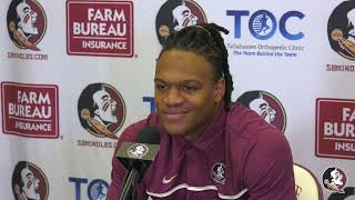 WR Winston Wright Jr. on transfer to FSU, the WR room, and QB Jordan Travis