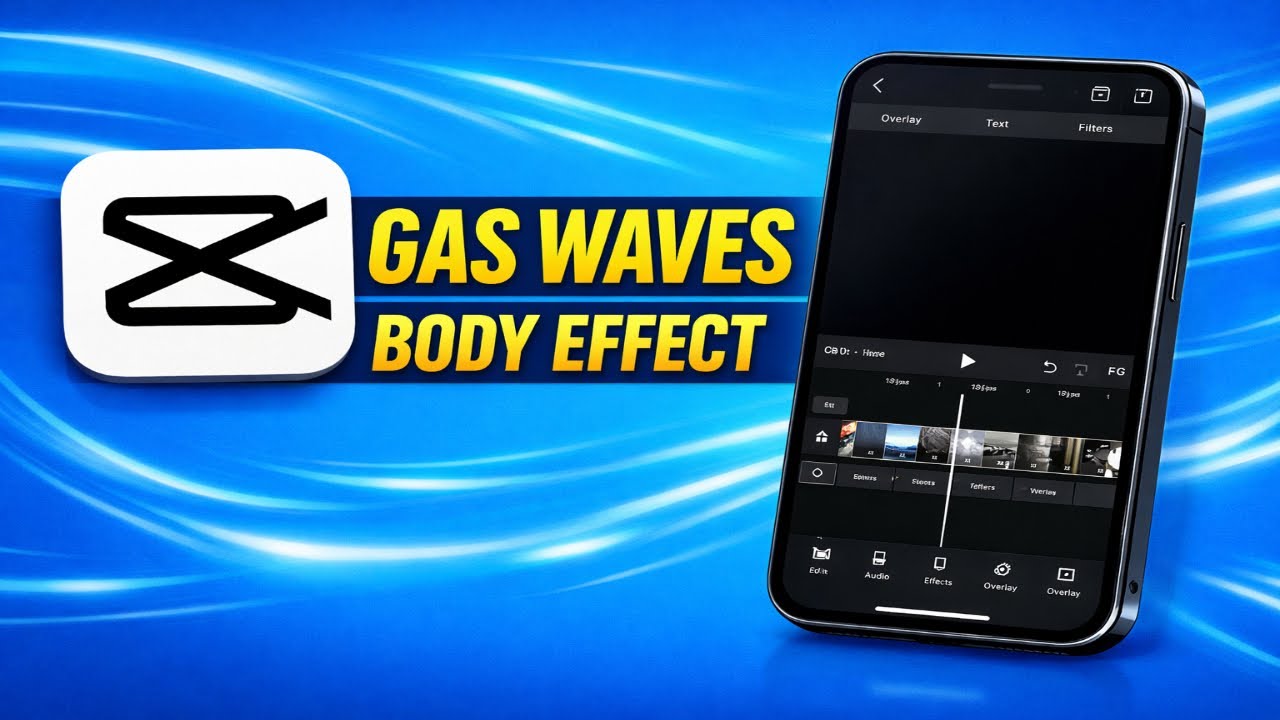 Как добавить эффект газовых волн на тело в CapCut (2026)