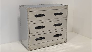 Andrew Martin Mirrored Chest