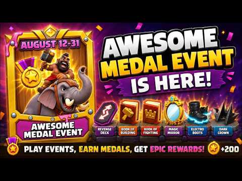 🔴 NEW  MEDAL EVENT LIVE! 🔥 අලි ගහනෝ එලවන්න වරෙන් | Clash of Clans Sinhala
