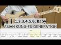 【Bass Cover】1.2.3.4.5.6. Baby / ASIAN KUNG-FU GENERATION