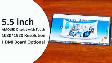 5.5inch AMOLED Display 1080*1920 MIPI OLED Gaming Console with Oncell Capacitive Touchscreen Panel