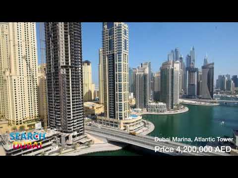 Dubai Marina, Atlantic Tower, Sublime Professionally Upgraded 3BR (House Tour)