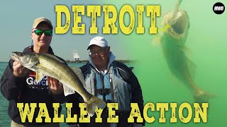 WE CRUSHED THEM! Spring Walleye on the Detroit River