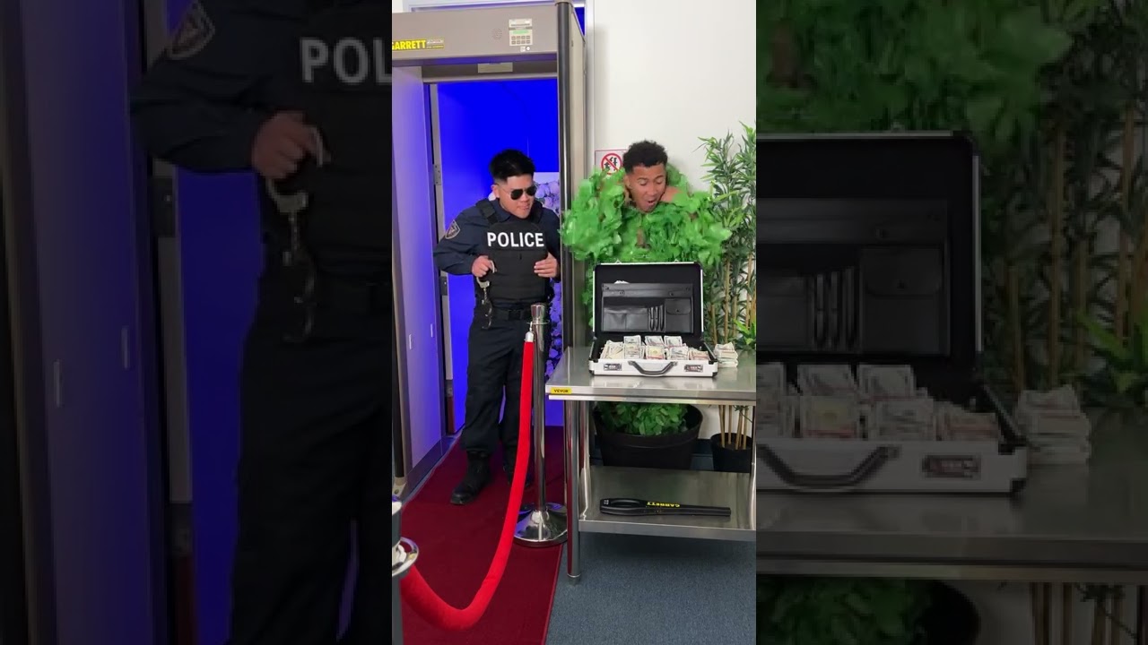 Thief steals from police officer using a disguise! 