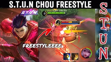 NEW CHOU S.T.U.N. SKIN | CHOU FREESTYLE | LJAY Gaming | MLBB