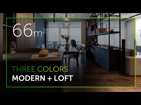 Modern interior with loft elements | 66 m² | Polygon Architecture & Design