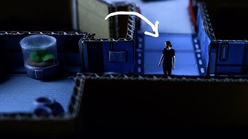 TRAPPED inside my AMONG US miniature map...