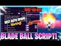 Blade Ball Script *NO KEY* OP AUTO PARRY SPAM, AUTO PARRY, ANTI CURVE & More!🔥(PC/MOBILE)
