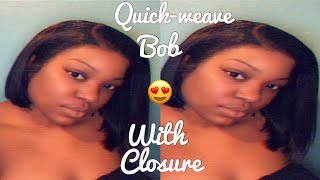 Quick Weave Bob With Closure