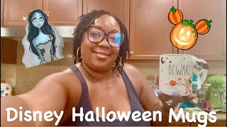 *BRAND NEW* 🎃Disney Halloween 👻 Mugs from Marshall’s Haul!!! Rae Dunn mugs !!