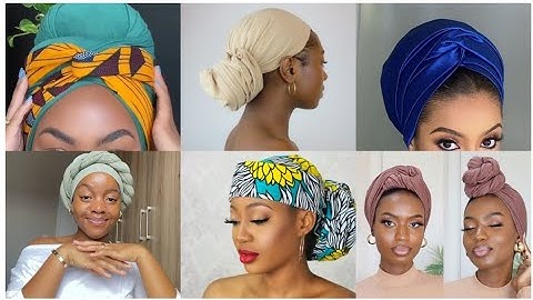 Turban Style Headscarf Tutorial , How To Tie Scarf #scarf #headwrapstyles #howto 