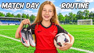 FOOTBALL MATCH Day! ⚽️ Morning Routine
