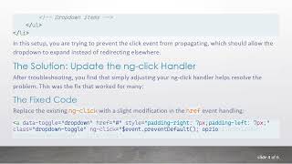 How to Fix Your Angular Hybrid App Dropdown Menu Issues
