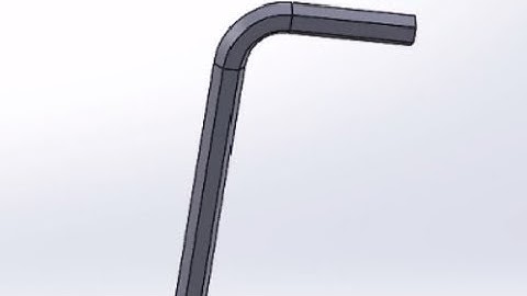 HOW TO MAKE ALLEN KEY - SOLIDWORK TUTORIAL