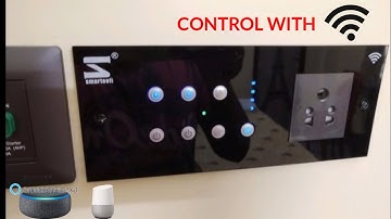 Smart WiFi control switch board for light/fan home automation with amazon alexa and google Home