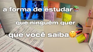 a forma de estudar que ninguém quer que você saiba