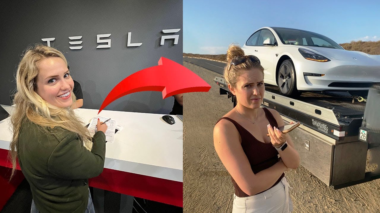 Video: Gestrandeter Tesla-Fahrer bittet Helfer um Benzin >
