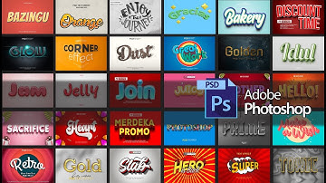 Full Editable 3D Text Effect Template In Photoshop Psd Free Vol.08 || Tutorial