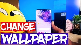How to Change Wallpaper in Samsung Galaxy S20+ - Home Screen Customization screenshot 3