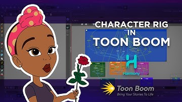 CHARACTER RIG IN TOON BOOM HARMONY Time-lapse (VAL): How To Make a Cartoon!