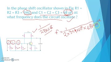 Numerical on RC phase shigt oscillator