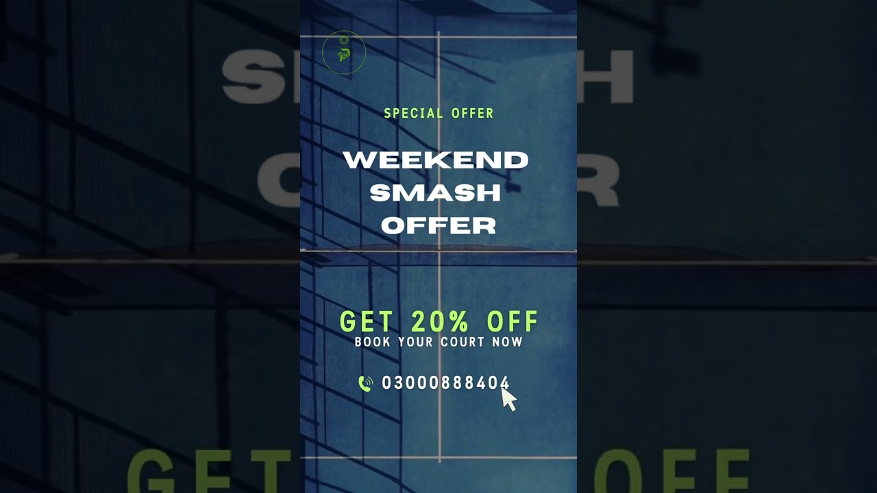 Weekend Smash Alert! 20% discount on booking  today! Contact today: 0300-0888404