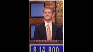 Alex Trebeks Hillarious Response To Ken Jennings On Jeopardy  alextrebek jeopardy funny shorts