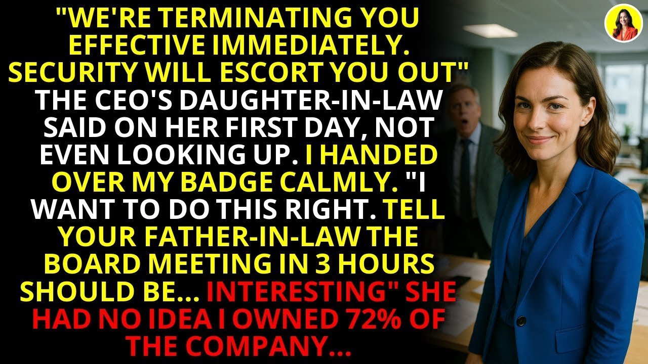 Fired on First Day, I Revealed My 72% Company Ownership   Revenge