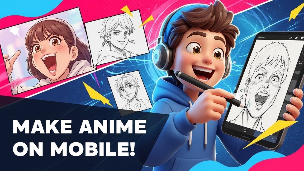 How To Make Your Own Anime On Mobile || TechBizz HQ