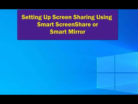 Screenshare Recursive Setting Up Screen Sharing Using Smart ScreenShare or Smart Mirror - YouTube