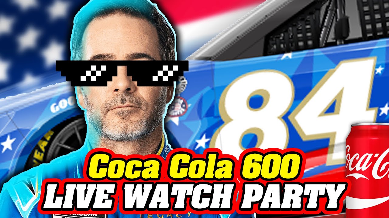 🔴 JIMMIE JOHNSON LAST TO FIRST CHALLENGE NASCAR Coca-Cola 600 LIVE Watch Party