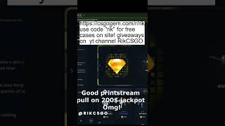 PRINTSTREAM PULL ON CSGOGEM! #csgoitems #csgo #csgoskins #gaming #csgocase #csgogambling
