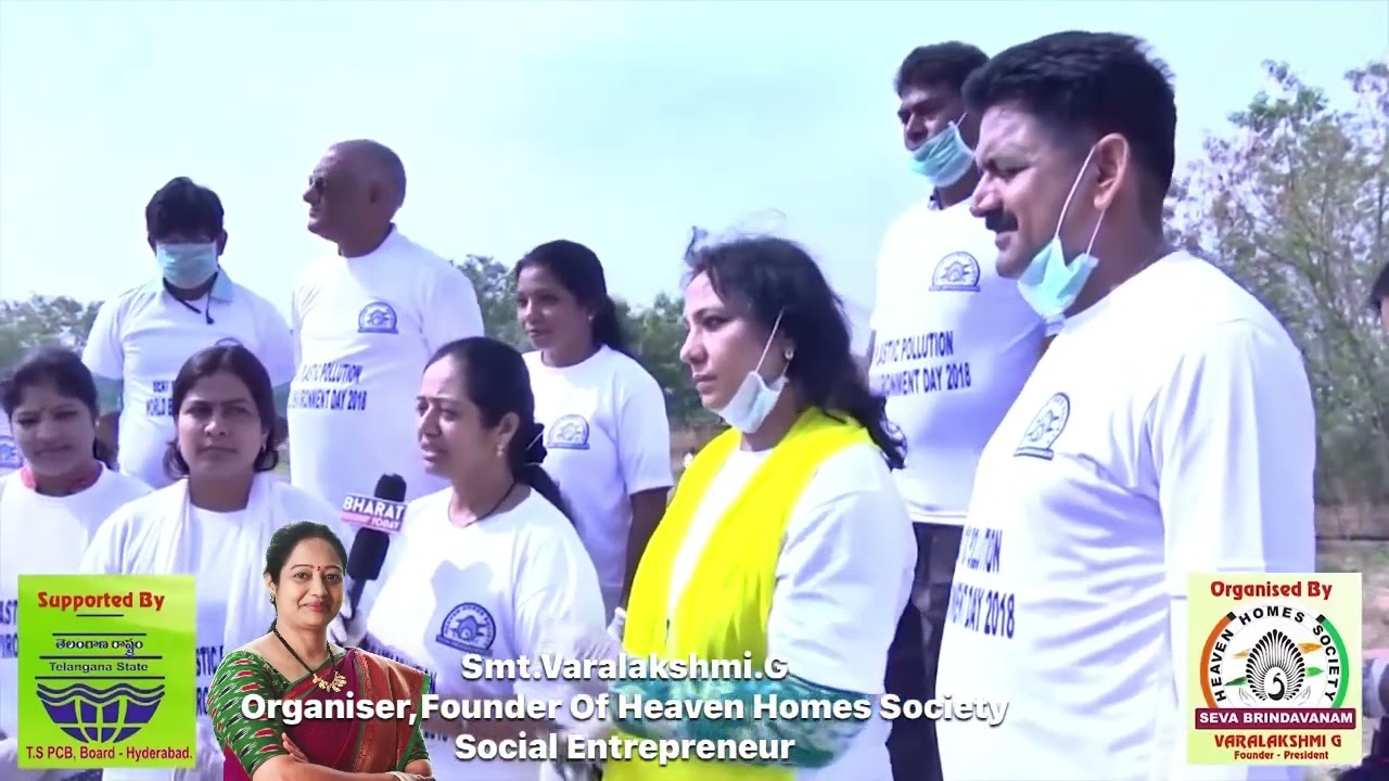 Beat Plastic Pollution | World Environment | Organised by Heaven Homes Society 