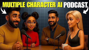 How To Create a 3D AI Podcast With Multiple Talking Characters (No Studio Needed)