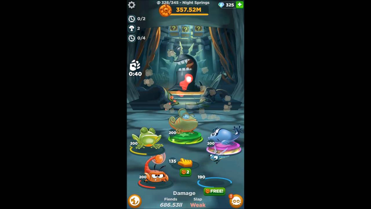 best fiends Forever level 13 Night Springs