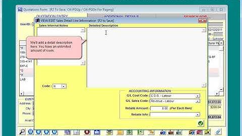 CISPro Systems - Creating a Professional Quotation