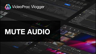 How to Remove Audio from Video | Mute Video in VideoProc Vlogger screenshot 1