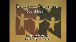 School Board Meeting: February 17, 2026