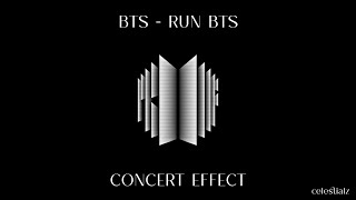 bts - run bts (concert effect w/ fans)